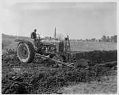 Tractor in the mud
